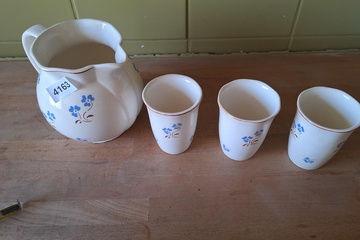 Afbeelding van Waterkan en 3 bekers