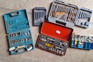 Afbeelding van Dopsleutelset, Bit set, ed