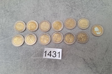 Afbeelding van 2 Euro Munten 13 stuks