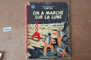 Afbeelding van Hergé Les Aventures de Tintin On a Marché sur la lune album