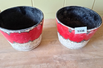 Afbeelding van Bloempotten 2 stuks