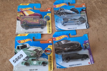 Afbeelding van Hot Wheels Modelauto's in blisters 4 stuks