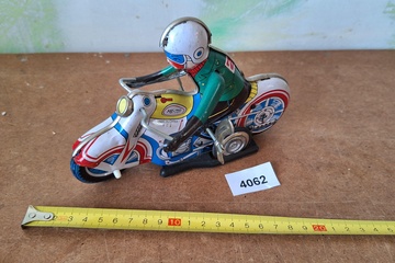 Afbeelding van Opwindbaar Blikken speelgoed motor