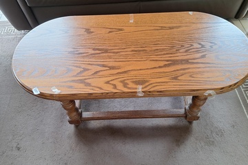 Afbeelding van Eiken salontafel