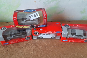 Afbeelding van Welly modelauto's 4 stuks