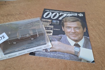 Afbeelding van Les Voitures de James Bond 007 magazine met modelauto