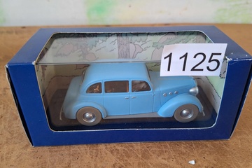 Afbeelding van Bij Kuifje in de auto Moulinsart modelauto
