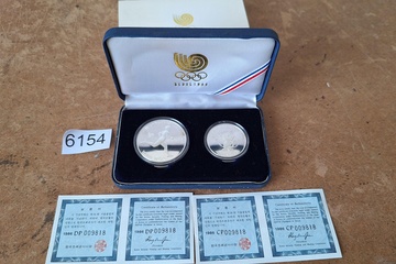 Afbeelding van Zilver munten Seoel 1988