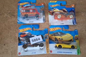 Afbeelding van Hot Wheels Modelauto's in blisters 4 stuks