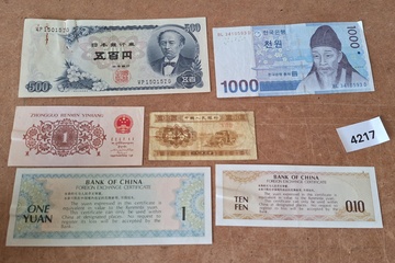 Afbeelding van Oude bankbiljetten