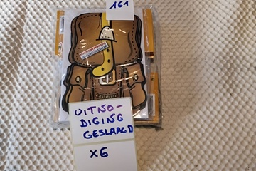 Afbeelding van 6x Uitnodigingskaarten "Hoera geslaagd!"