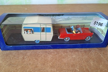 Afbeelding van Kuifje Modelauto 'Bij Kuifje in de Auto' Atlas Edition