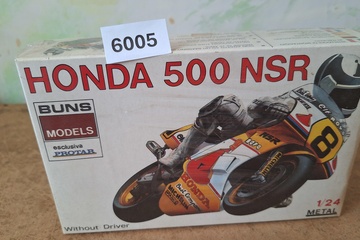 Afbeelding van Protar Buns Models, Honda 500 NSR Grand Prix Motorfiets Bouwpakket (ongemonteerd), 1:24