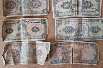 Afbeelding van Oude Munten & Biljetten Ecquador