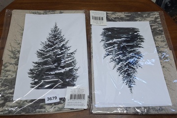 Afbeelding van Doek kerstboom 2 stuks