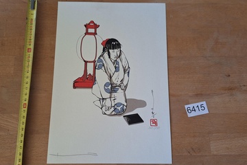 Afbeelding van Ex-Libris prent