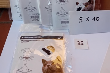 Afbeelding van Kattenbakzakken 5 sets van 10