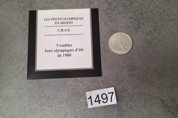 Afbeelding van Olympische spelen zilver Munt 5 Rouble