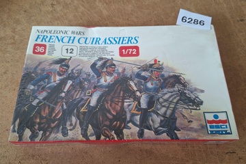 Afbeelding van ESCI, Napoleonic Wars French Cuirassiers nr. 6286 modelbouwset 1:72