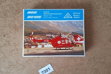 Afbeelding van Roskopf MBB Bo 105 "Leichter Mehrzweckhubschrauber" helikopter (1:100)