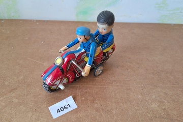 Afbeelding van Opwindbaar Blikken speelgoed motor