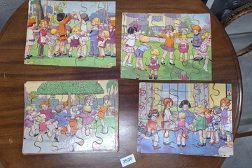 Afbeelding van Houten puzzels 4 stuks volledig