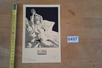 Afbeelding van Ex-Libris prent