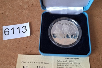 Afbeelding van Zilver Munt  Albertville '92