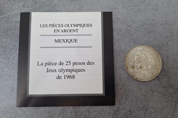 Afbeelding van Olympische spelen zilver Munt 25 Pesos