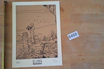 Afbeelding van Ex-Libris prent