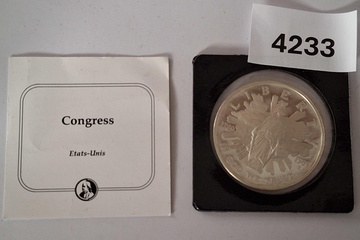 Afbeelding van Zilver Munt Dollar Congress