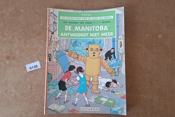 Afbeelding van Hergé De Avonturen van Jo, Suus & Jokko De Manitoba antwoordt niet meer album
