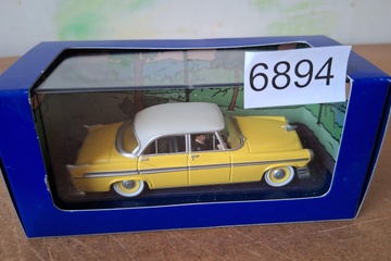 Afbeelding van Met Kuifje in de Auto Modelauto Moulinsart