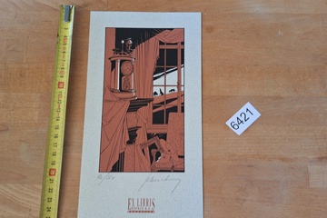 Afbeelding van Ex-Libris prent