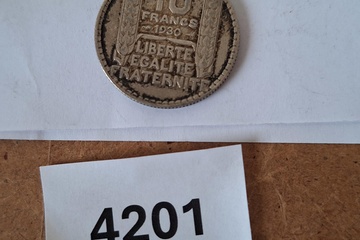 Afbeelding van Zilver munt Frankrijk 10 Francs