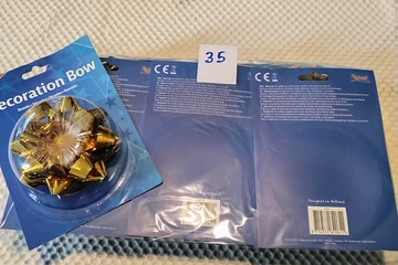 Afbeelding van 6x Gouden LED-strik