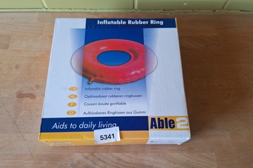 Afbeelding van Opblaasbaar rubberen ringkussen