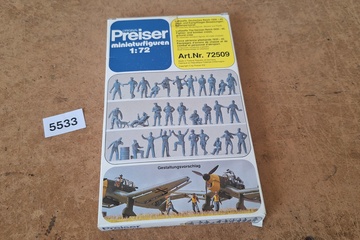 Afbeelding van Original Preiser miniaturfiguren 1:72 Luftwaffe The German Reich 1935 45 Fighter and bomber crews ground crew