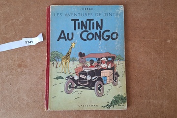 Afbeelding van Hergé Les Aventures de Tintin Tintin au Congo album