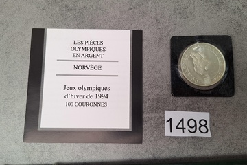 Afbeelding van Olympische spelen zilver Munt 100 kronen