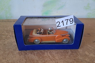 Afbeelding van Bij Kuifje in de auto modelauto Moulinsart