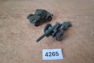 Afbeelding van Militaire modelauto's Dinky toys