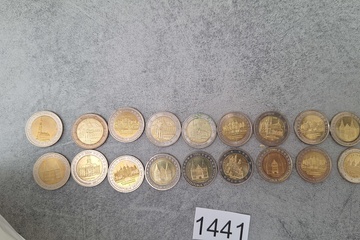 Afbeelding van 2 Euro Munten 18 stuks