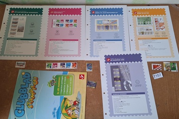 Afbeelding van Postzegels Stampilou met fiches