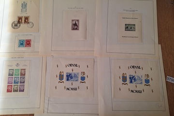 Afbeelding van postzegelbladen België