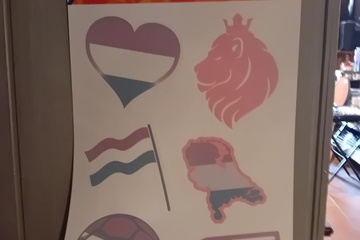 Afbeelding van Raamstickers Holland +/- 100 sets