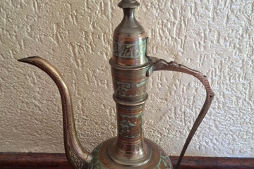 Afbeelding van Theepot messing India