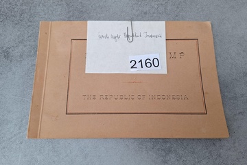 Afbeelding van postzegelboekje met postzegels Indonesië
