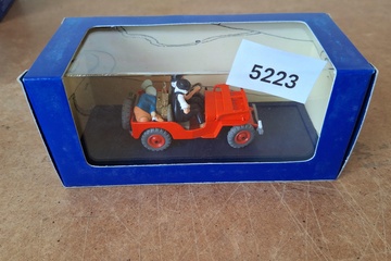 Afbeelding van Kuifje Modelauto 'Bij Kuifje in de Auto' Atlas Edition