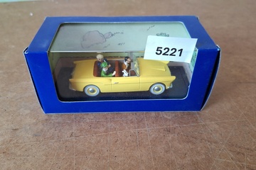 Afbeelding van Kuifje Modelauto 'Bij Kuifje in de Auto' Atlas Edition